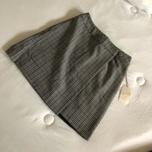 Plaid Mini Skirt
